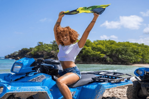 ATV, Bamboo Rafting & Horseback Ride Tour From Montego Bay ATV, Bamboo Rafting & Horseback Ride Combo