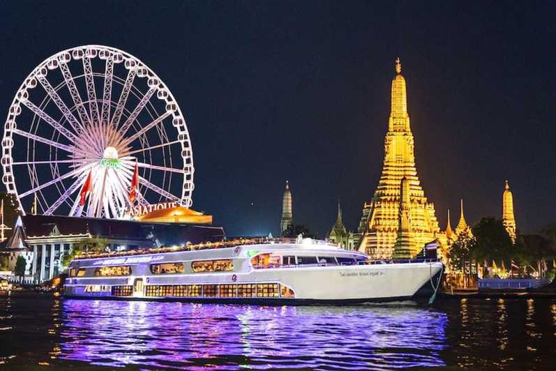 Bangkok: White Orchid Chao Phraya Dinner Cruise mit Bier
