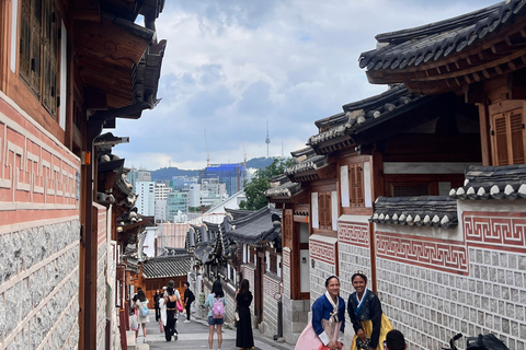 Seul: Pałac Gyeongbokgung i wioska Bukchon Hanok