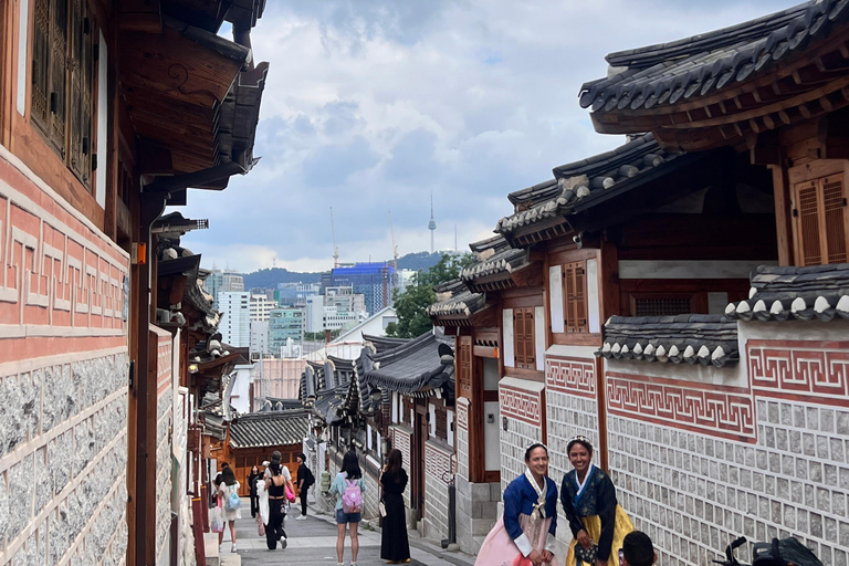 Seul: Pałac Gyeongbokgung i wioska Bukchon Hanok