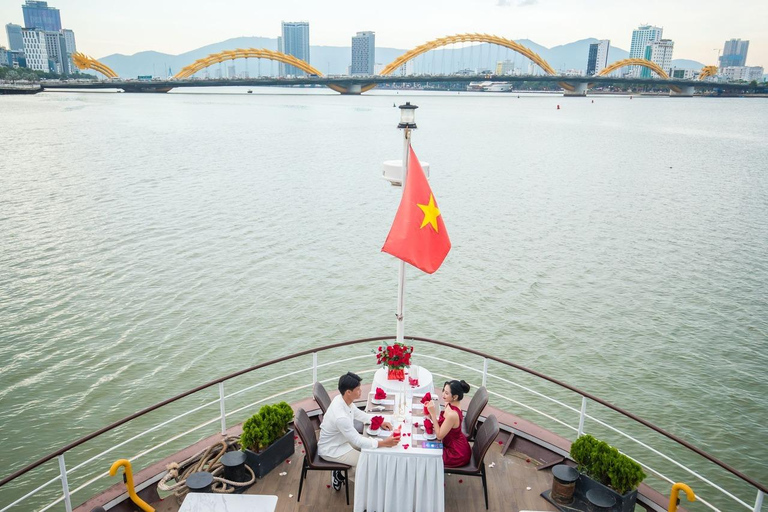 Da Nang: Han River 5* Poseidon Cruise & Dragon Bridge Show Asian Set Menu Combo