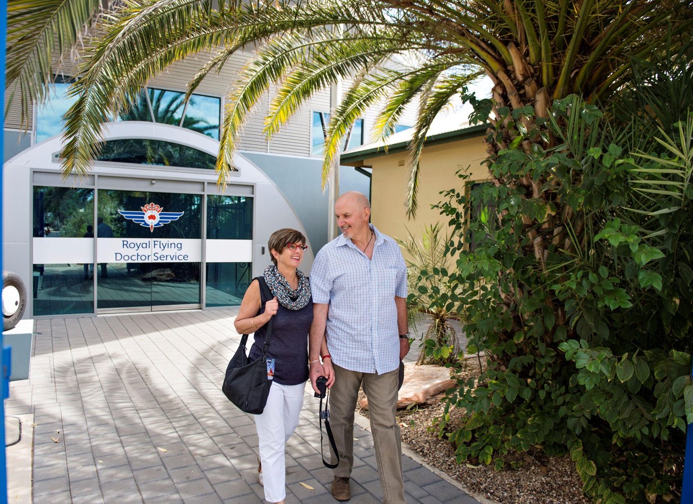 Alice Springs: Indgang til Royal Flying Doctor Service Museum