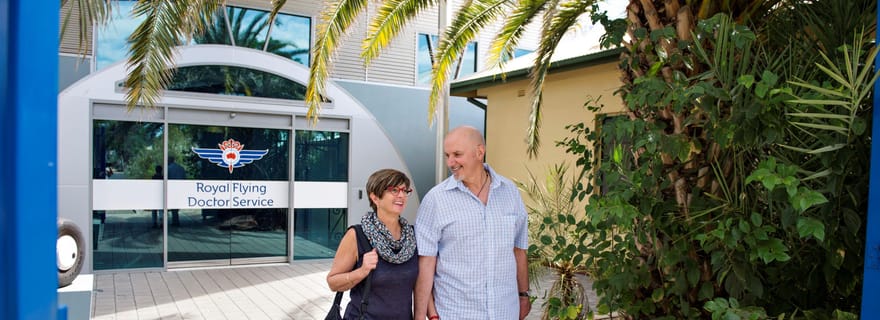 Alice Springs : Entrée au musée du Royal Flying Doctor Service