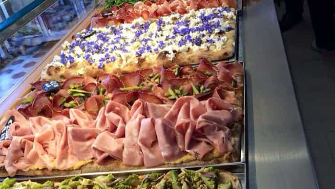 rome 4hour food tour by night