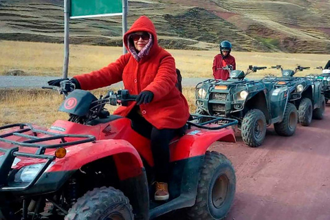 Cusco : Montagne de l'Arc-en-ciel en VTT (Quads) | Route longue |Montagne arc-en-ciel en VTT