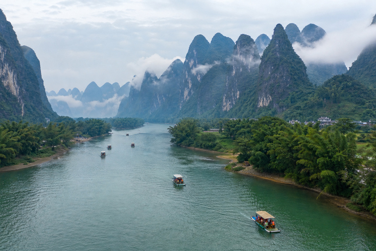 Yangshuo: Li River Bamboo Raft Tickets with Route Options Yangdi to Xingping: Full Scenic One-Way Route