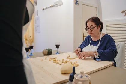 Polignano a Mare: Pasta-Kochkurs mit Getränk