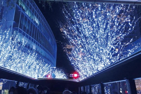 Tokyo: Open-Top Bus Tour with Christmas Illuminations X'mas Tokyo Winter Illuminations (End at Marunouchi)