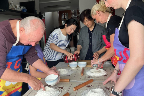 Shanghai: Private Dumpling Cooking &Mahjong w/ Local Grandma Dumpling, Braised Pork Belly, Mahjong with Home Meal