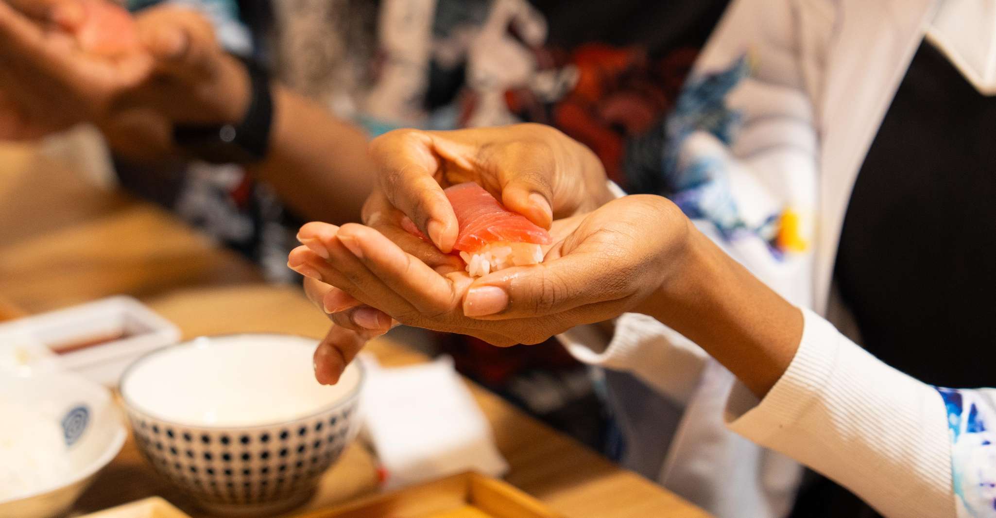 Tokyo: Sushi Making Class in a Happi Coat near a Famous Spot photo 7