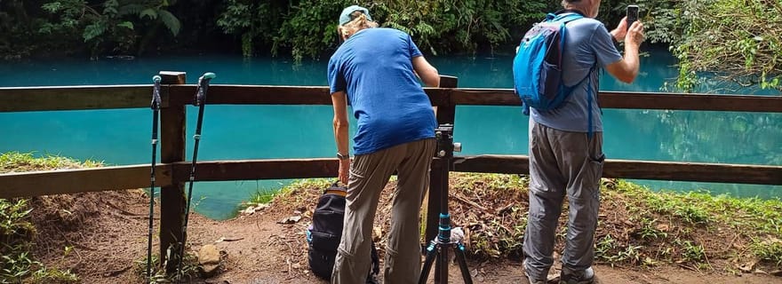 Randonnée privée sur les sentiers de la rivière Celeste, volcan Tenorio