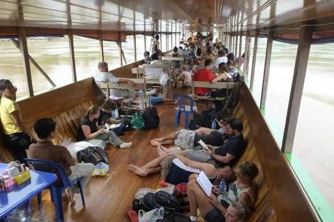 Slow Boat from Chiang Rai to Luang Prabang 2Day-1Night