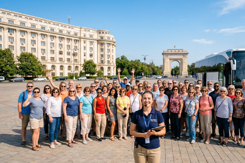 Bucharest Tour: Parliament, Spring Palace, Village Museum Audio Guide 24 Languages