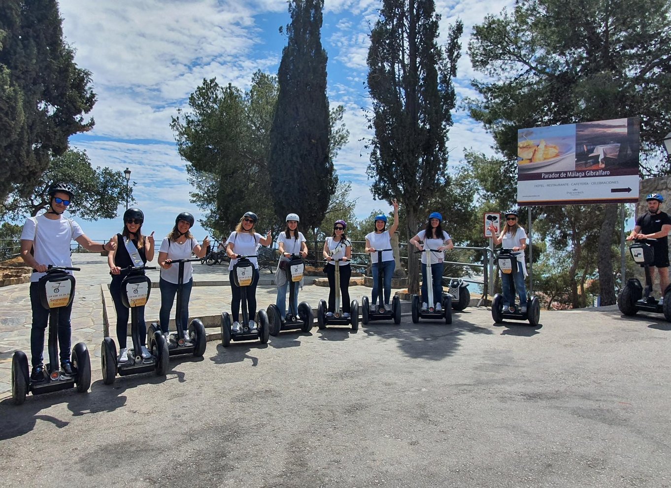 Malaga: Segway-tur til Gibralfaro-slottet, tyrefægterarenaen og havnen