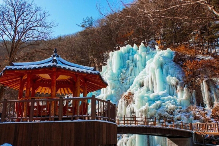 Eobi Ice Valley and Snow sledding tour from Seoul Eobi Ice Valley and Snow sledding tour from Dongdaemun