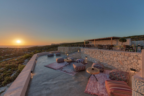 Zakynthos: Sunset Dinner or Drinks with Private SUV