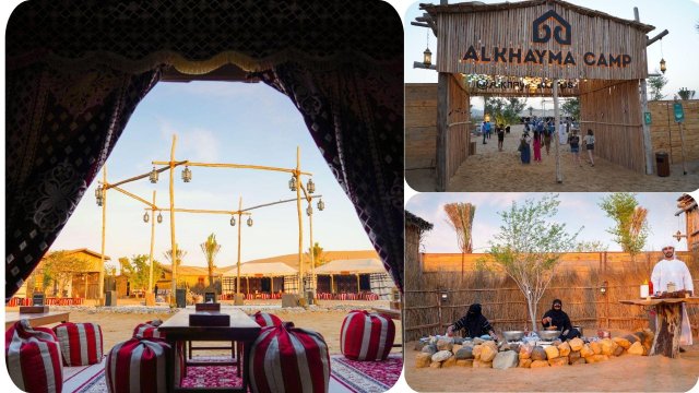 Dubai: Experiencia en el campamento Al Khayma con cena barbacoa