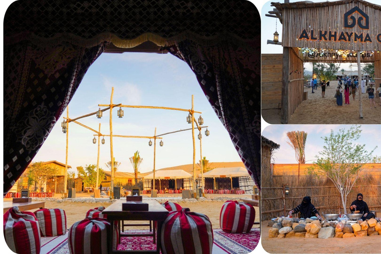 Dubai: Al Khayma Camp Experience with BBQ Dinner Al Khayma Camp Experience with BBQ Dinner and Transfers