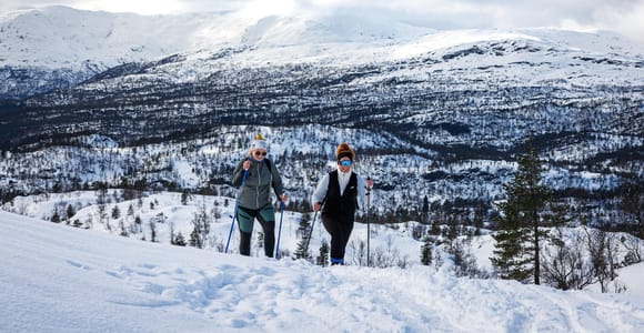 Bergen: Schneeschuhwanderung
