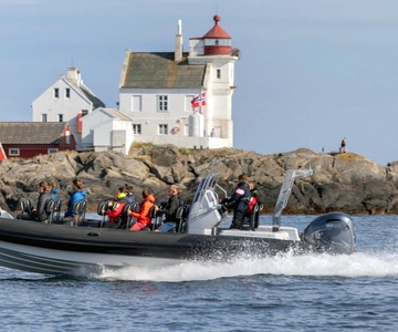 Kristiansand: Tour dell'arcipelago express in motoscafo RIB
