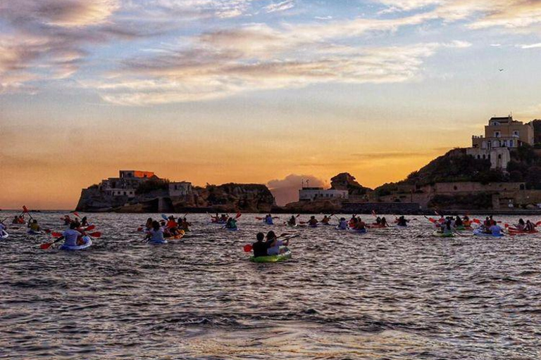 Naples: Sunset Kayak Tour with Aperitif