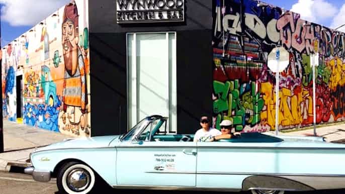 miami beach/wynwood private tour by vintage convertible