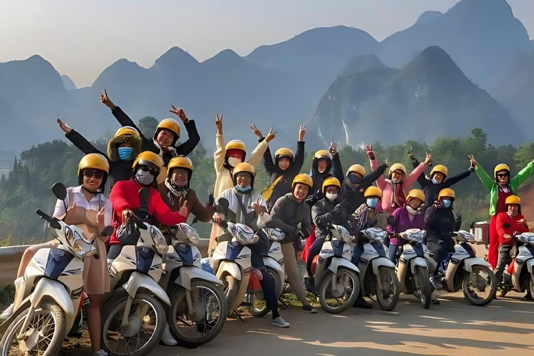 3-Day Ha Giang Motorbike Tour from Sa Pa with Driver Landing in Ninh Binh