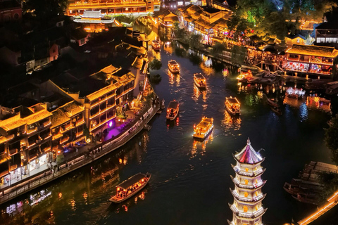 Zhangjiajie: Avatar Tour, Glass Bridge & Night in Fenghuang Zhangjiajie: Avatar, Glass Bridge & Overnight Fenghuang Tour