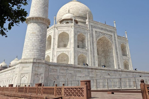 Delhi to Agra: Taj Mahal Private Day Tour with Transfers From Agra: Private City Tour with AC Car, Driver & Guide