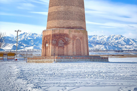 All-Inclusive Day Trip: Burana, Canyons & Issyk Kul + Pickup