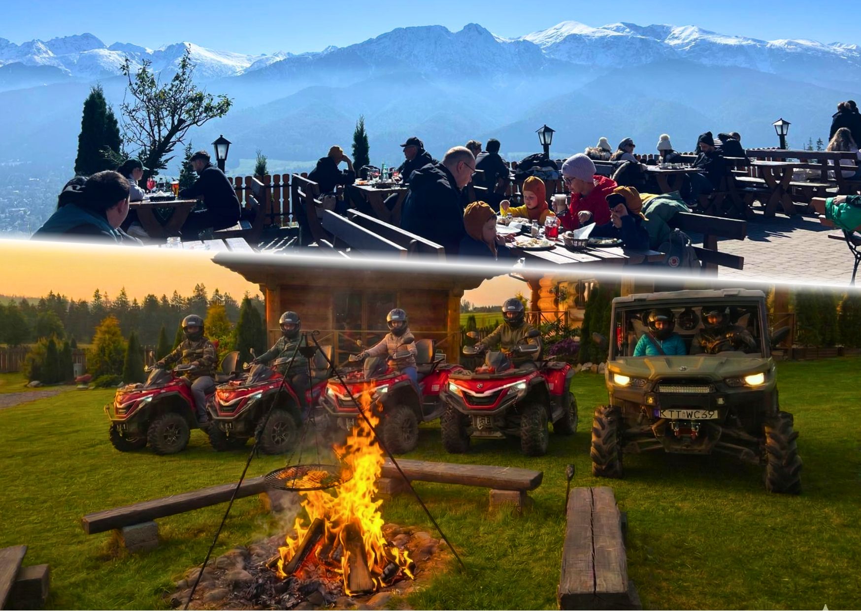 Krakau: Zakopane-Tour mit Quads & Lagerfeuer