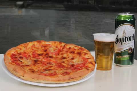 Budapest 75-Minute Scenic Pizza & Unlimited Beer Cruise