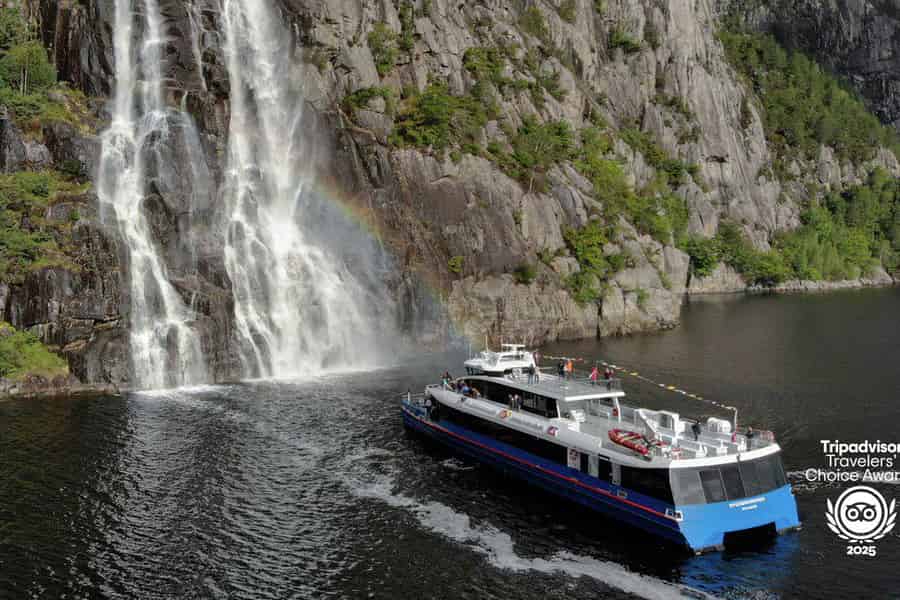 Stavanger: Fjord-Szenekreuzfahrt zum Lysefjord und Preikestolen. Foto: GetYourGuide Stavanger: Fjord-Szenekreuzfahrt zum Lysefjord und Preikestolen. Foto: GetYourGuide