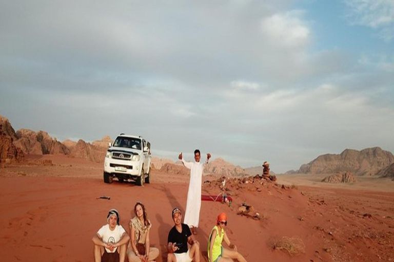 Wadi Rum: Famous place UNESCO Jeep Tour Camel Ride Option Full-Day Tour Hiking Jordan's Highest Mountain