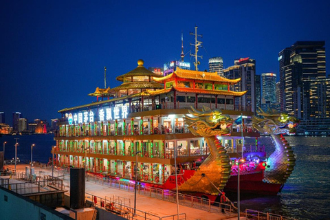 Shanghai Huangpu River Evening Cruise Ticket with Dinner