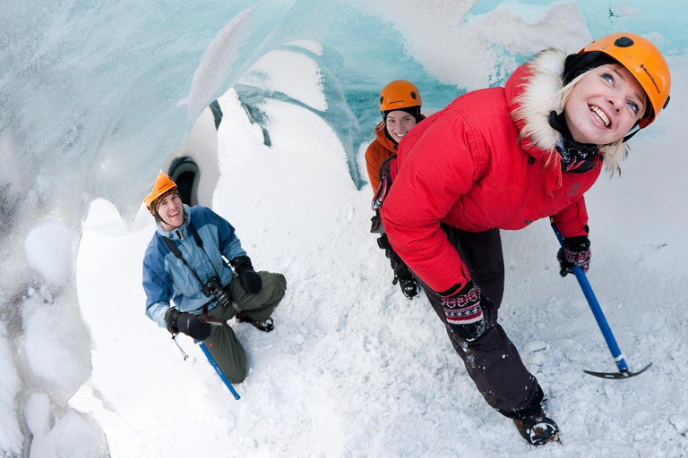 Da Reykjavík: costa sud, cascate ed escursione sul ghiacciaio