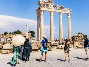 Antalya : Perge, Aspendos, ville de Side et chutes d'eau