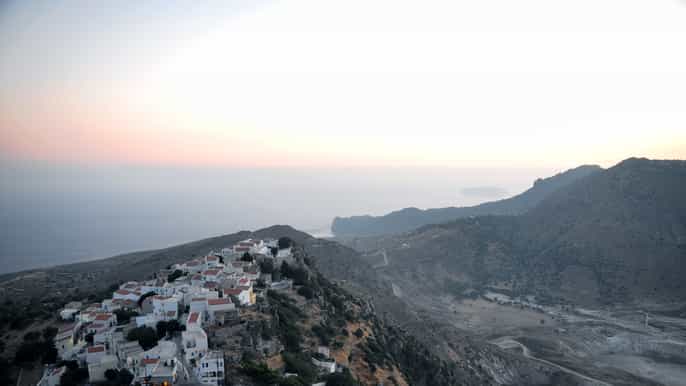 from kos nisyros island volcano and panagia spiliani