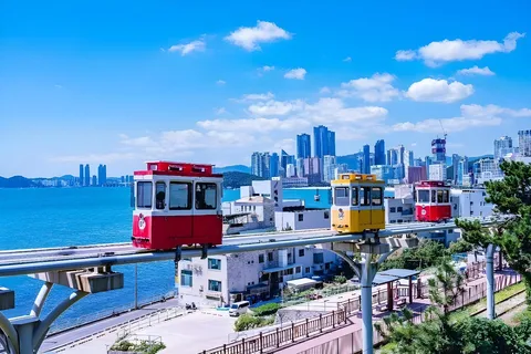 Busan: Paseo en cápsula Sky de la Línea Azul