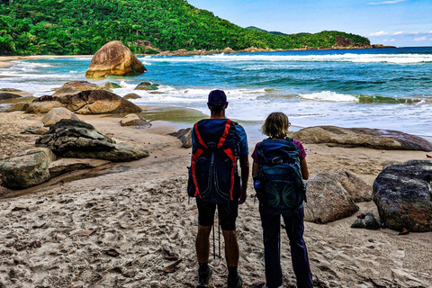 Hiking tour of three beaches and a waterfall in the Juatinga Reserve, Paraty