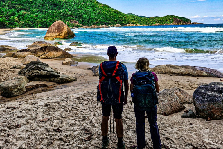 Hiking tour of three beaches and a waterfall in the Juatinga Reserve, Paraty