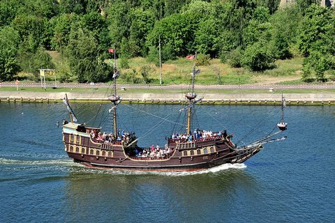 Gdansk : Croisière aller-retour guidée vers Westerplatte