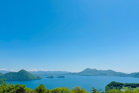 Sapporo: Hokkaido Noboribetsu & Lake Toya Private Day Trip Tour in a Toyota Alphard with a Chinese Driver