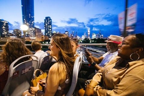 Chicago: Sunset Tour by Open-top Bus with Live Guide Panoramic Sunset Tour