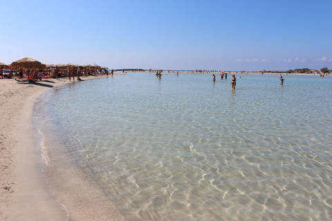 Ab Chania oder Rethymno: Tagestour nach Elafonisi per BusElafonisi: Ab Rethymnon, Georgioupolis