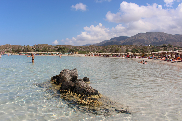 Ab Chania oder Rethymno: Tagestour nach Elafonisi per BusElafonisi: Ab Rethymnon, Georgioupolis