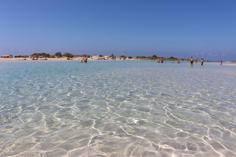 Ab Chania oder Rethymno: Tagestour nach Elafonisi per BusElafonisi: Ab Chania