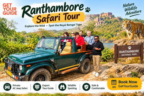 From Delhi: 3-Day Ranthambore Tiger Safari & Wildlife Tour