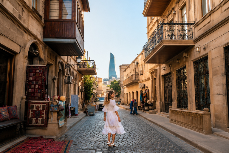 Baku: Private Photo Tour – Old City & Skyline