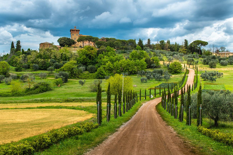 From Siena: Best of Tuscany Wines & Lunch in Montepulciano ENG/SPA/ITA Small Group Tour Option